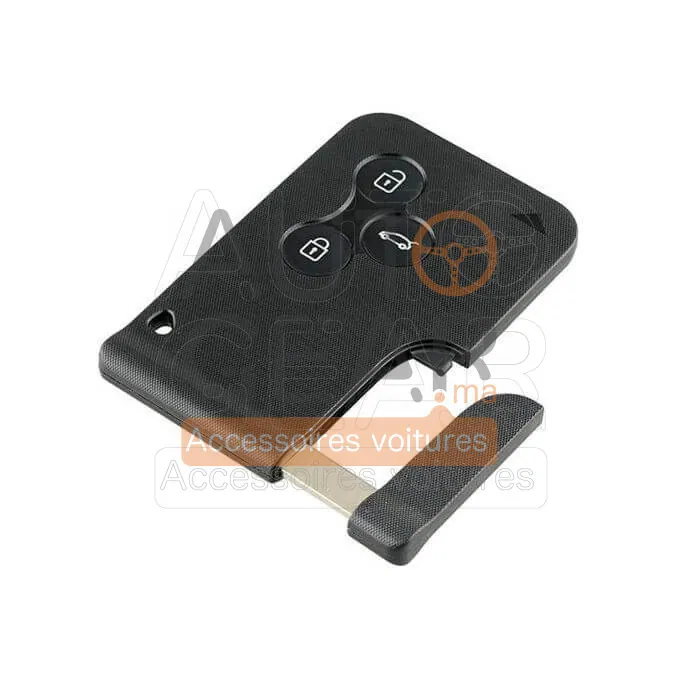 Carte 3 Boutons Renault Megane à Programmer Vide vue 2