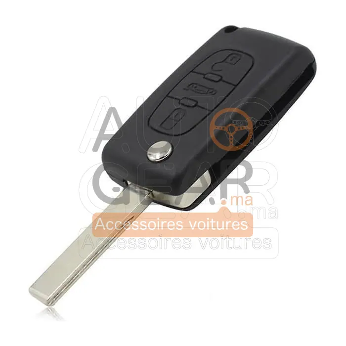 Coque de Clé Peugeot Citroën Tepee Partner Expert 3 Boutons
