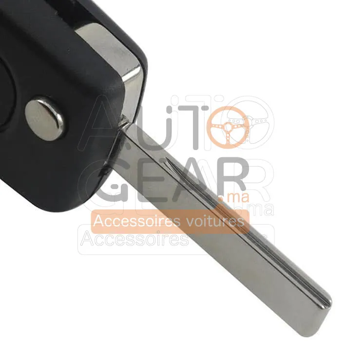 Coque de Clé Peugeot Citroën Tepee Partner Expert 3 Boutons vue 2