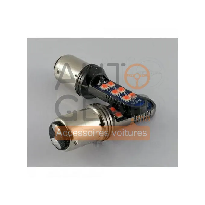 Clignotant Flasheur LED Rouge 2 Plans vue 2