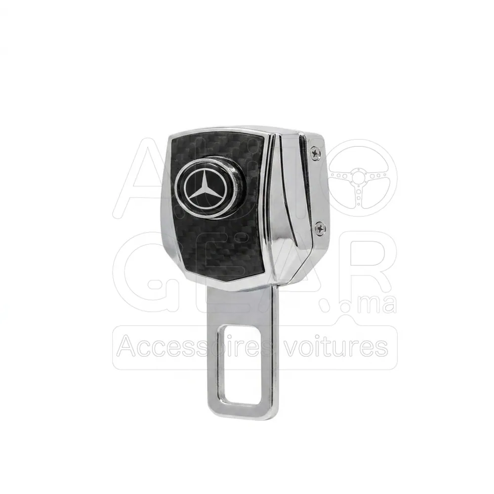 Clip de Ceinture de Sécurité Mercedes-Benz Noir Argent