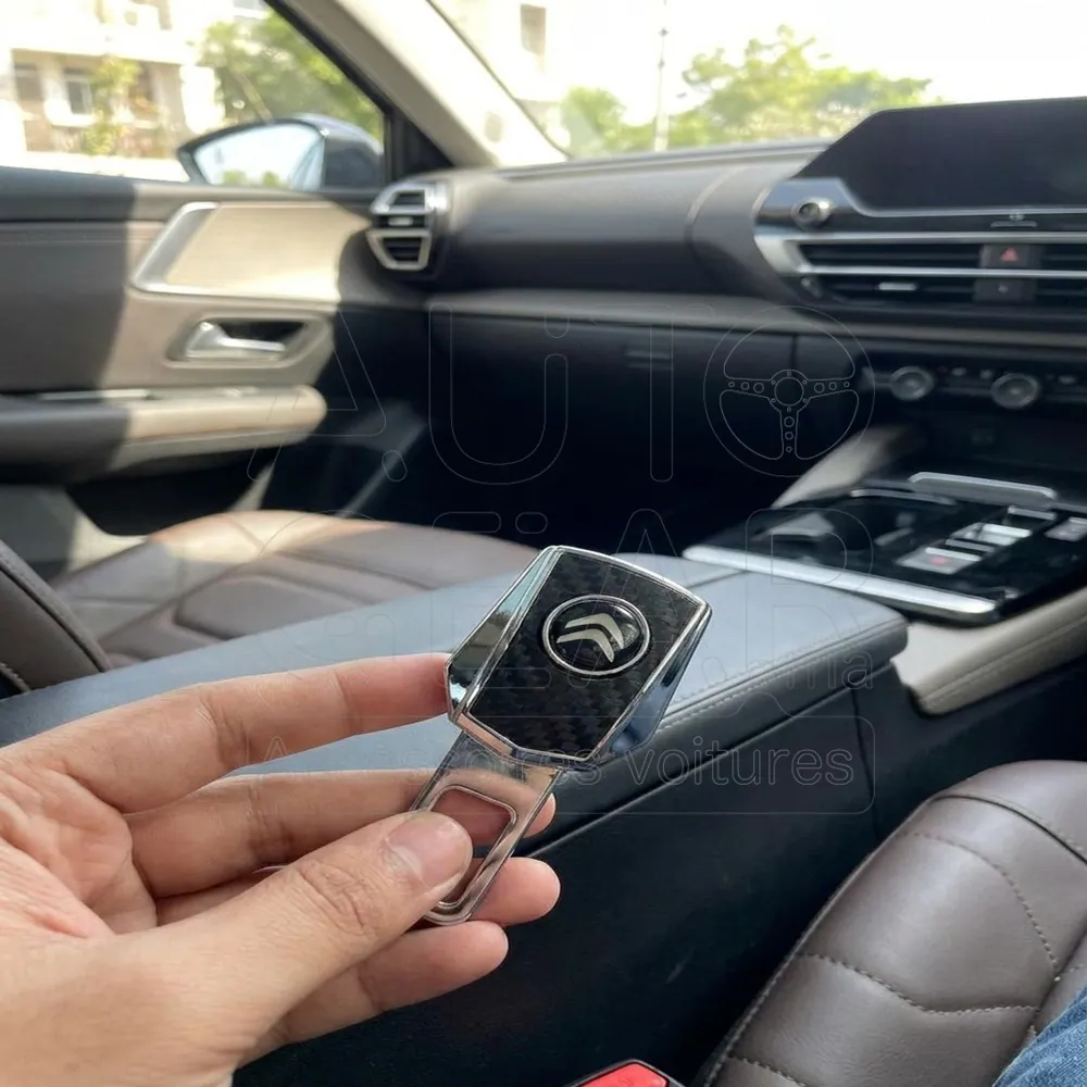 Clip de Ceinture de Sécurité Citroën Chromé vue 2