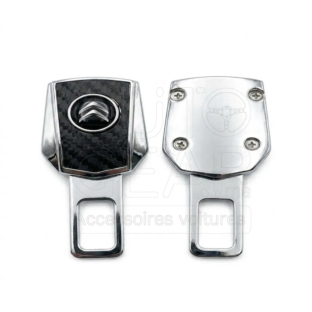 Clip de Ceinture de Sécurité Citroën Chromé