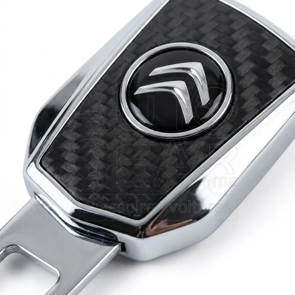 Clip de Ceinture de Sécurité Citroën Chromé vue 3