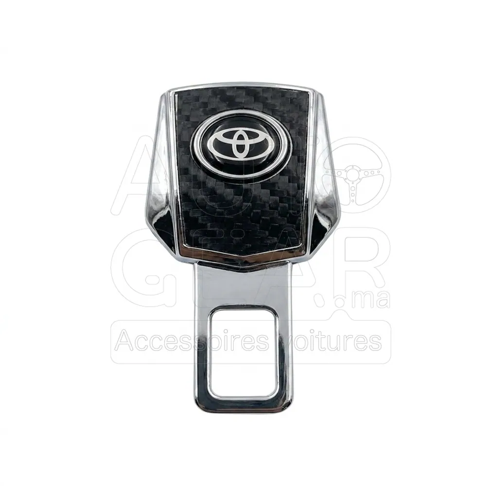 Clip de Ceinture de Sécurité Toyota Noir et Chrome