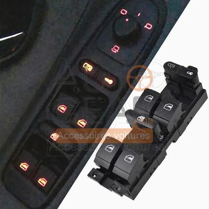 Boîtier de Commande Lève-Vitres Conducteur VW Golf 4, Bora, Passat