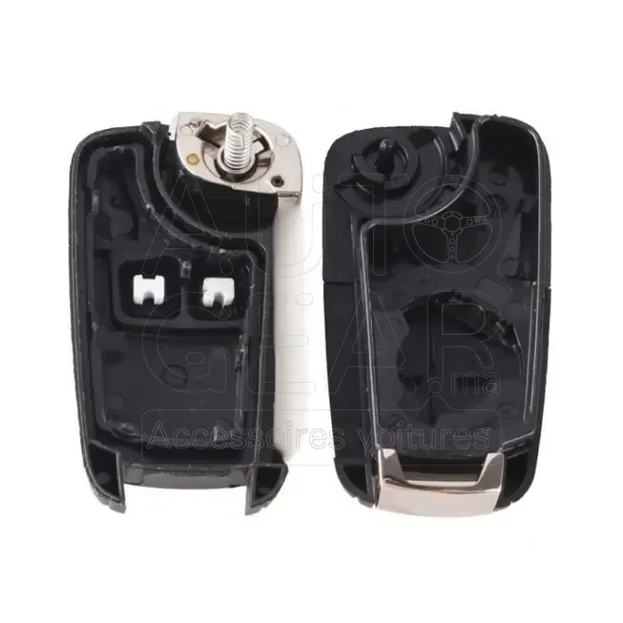 Coque de Clé 2 Boutons Sans Lame Opel Astra J, Insignia A, Mokka vue 4