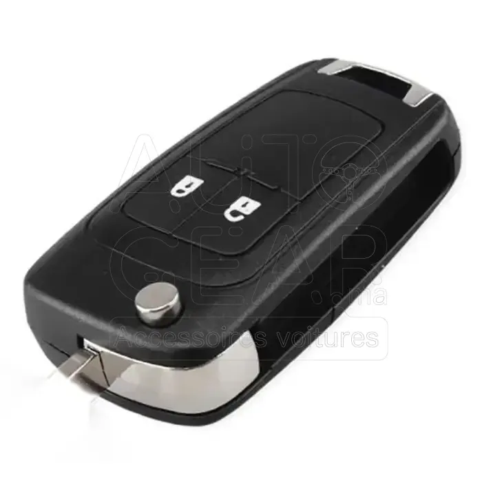 Coque de Clé 2 Boutons Sans Lame Opel Astra J, Insignia A, Mokka