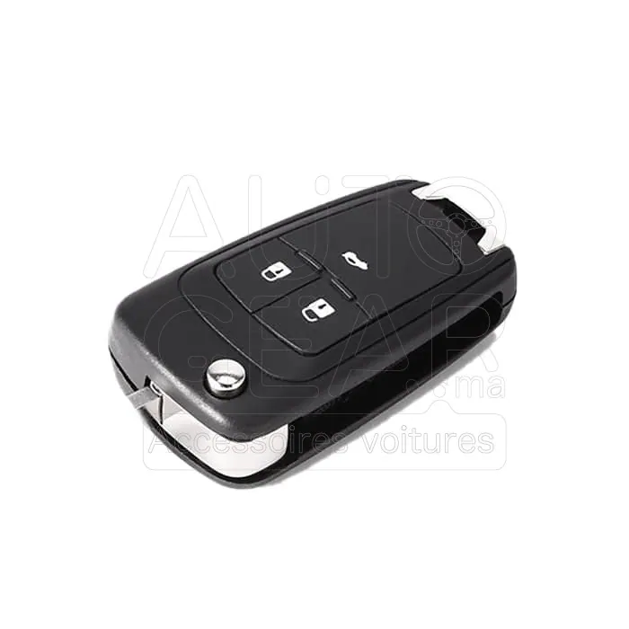 Coque de Clé 3 Boutons sans Lame Opel Astra J, Insignia, Mokka vue 4