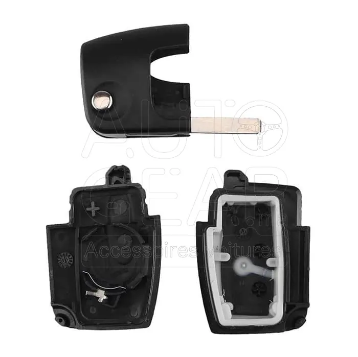 Coque de Clé 3 Boutons sans Lame Ford Focus, Fiesta, Kuga, Mondeo vue 4