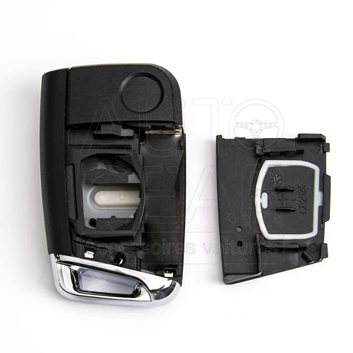 Coque de Clé 3 Boutons sans Lame Volkswagen, Seat, Skoda vue 4