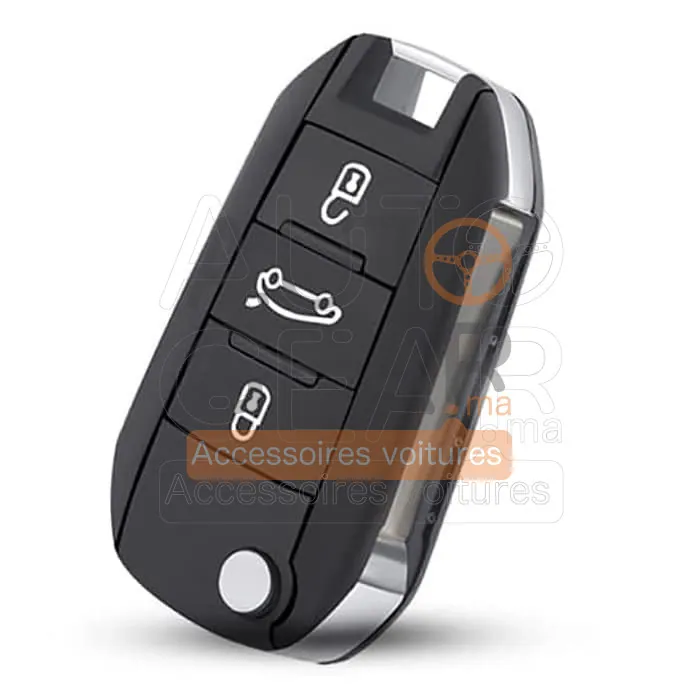 Coque de Clé Citroën Peugeot 3 Boutons Avec Lame