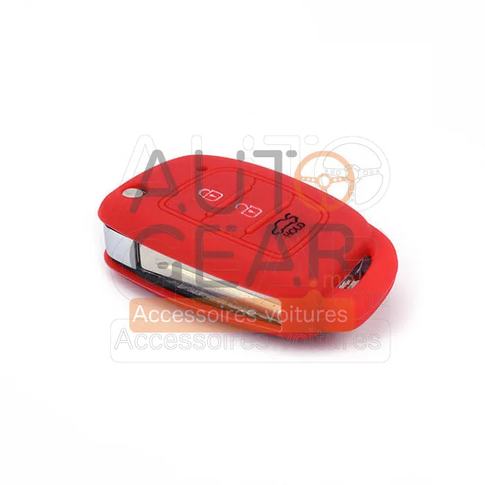Coque Couvre-clé Silicone Hyundai 3 Boutons