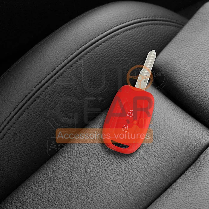 Coque Couvre-clé Silicone Renault Dacia 2 Boutons (2016) vue 4