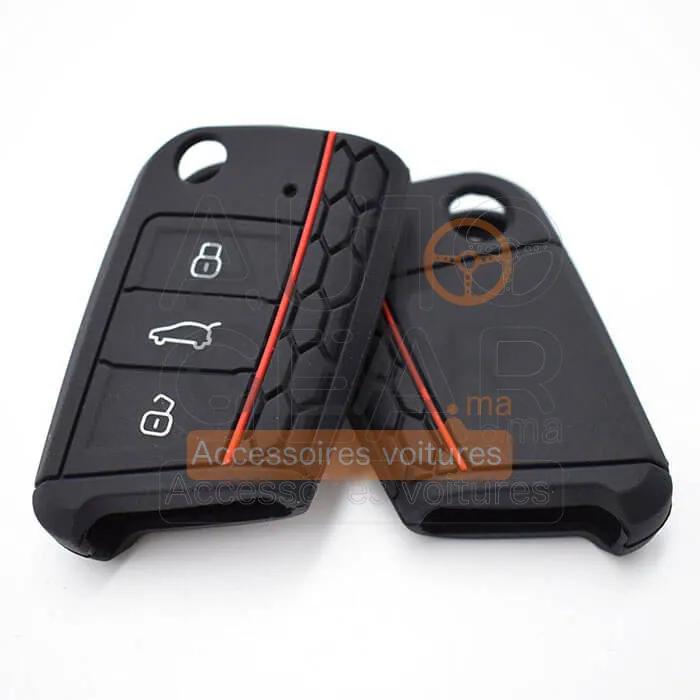 Coque Couvre-clé Silicone Volkswagen V3, Audi, Skoda, Seat vue 3