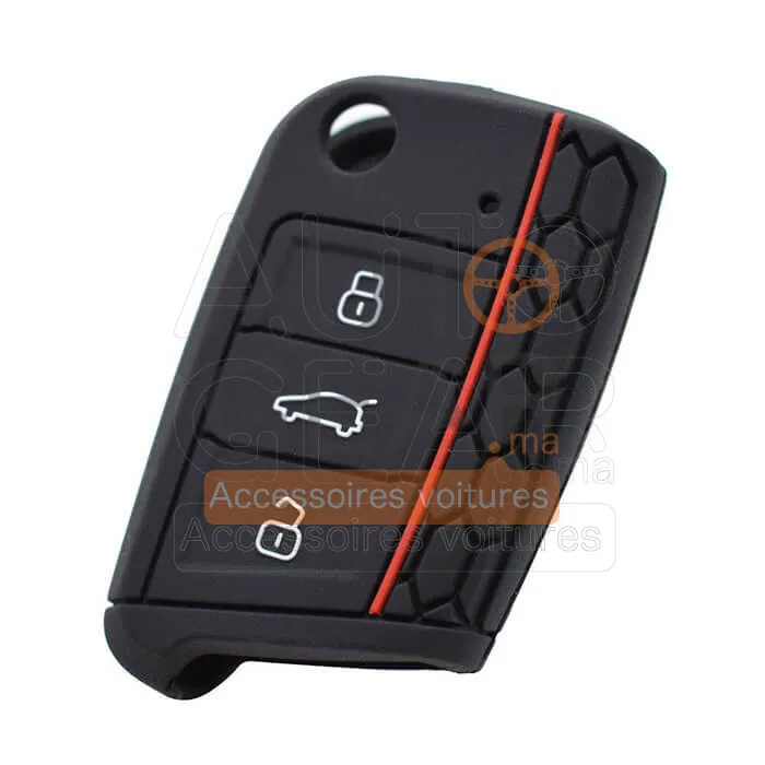 Coque Couvre-clé Silicone Volkswagen V3, Audi, Skoda, Seat