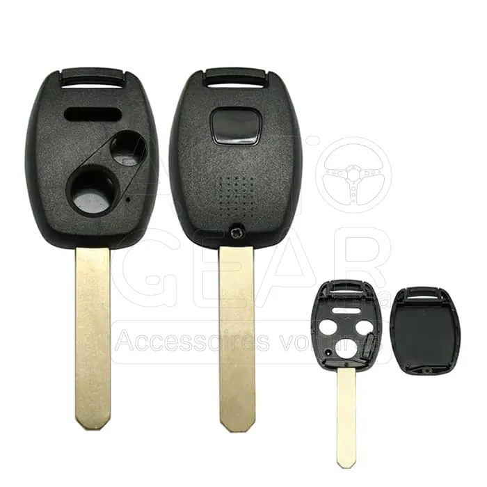 Coque de Clé 2 Boutons avec Lame Honda Accord, Civic, CR-V, Jazz vue 3