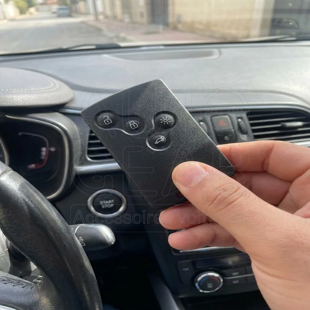 Coque de Clé de Voiture Renault 4 Boutons avec Lame vue 2