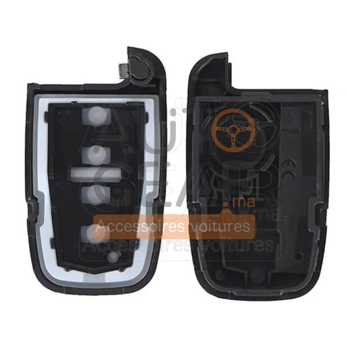 Coque de Clé Hyundai Kia 4 Boutons Sans Lame vue 3