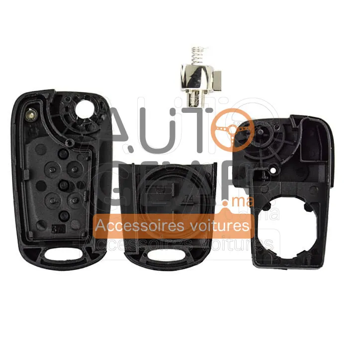 Coque de Clé Hyundai Verna 2 Boutons Sans Lame vue 3