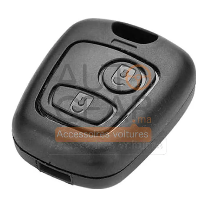 Coque de Clé Peugeot 106 206 306 406 2 Boutons