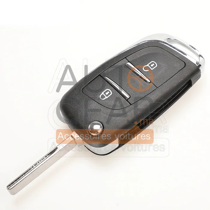 Coque de Clé Pliable pour Peugeot et Citroën vue 3