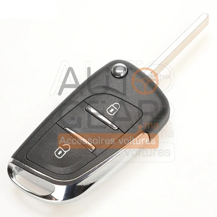 Coque de Clé Pliable pour Peugeot et Citroën vue 4