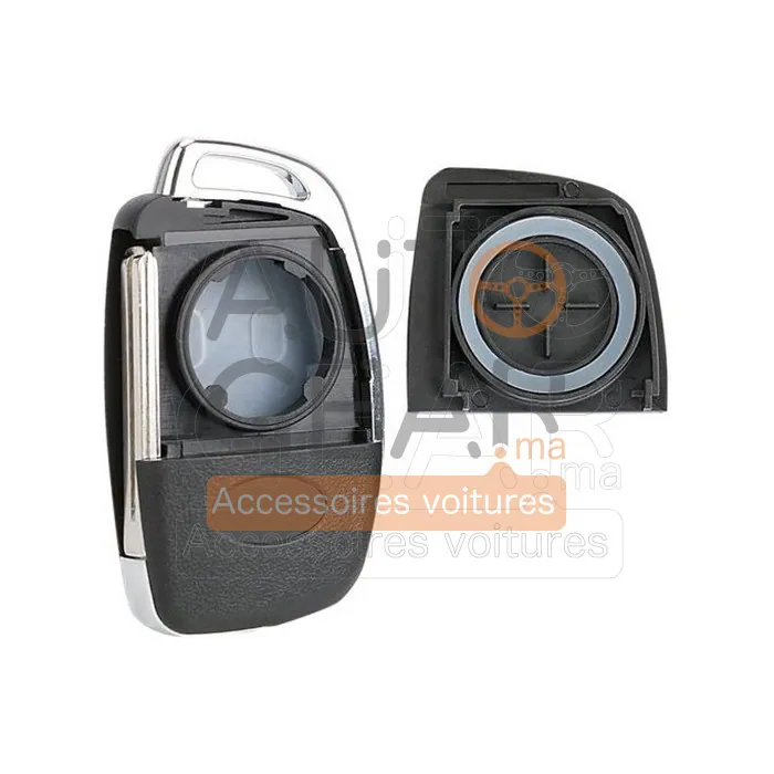 Coque de Clé pour Hyundai Santa Fe, ix35, i30 (4 Boutons) vue 2