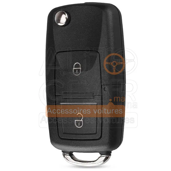 Coque de Clé Volkswagen 2 Boutons Sans Lame vue 2