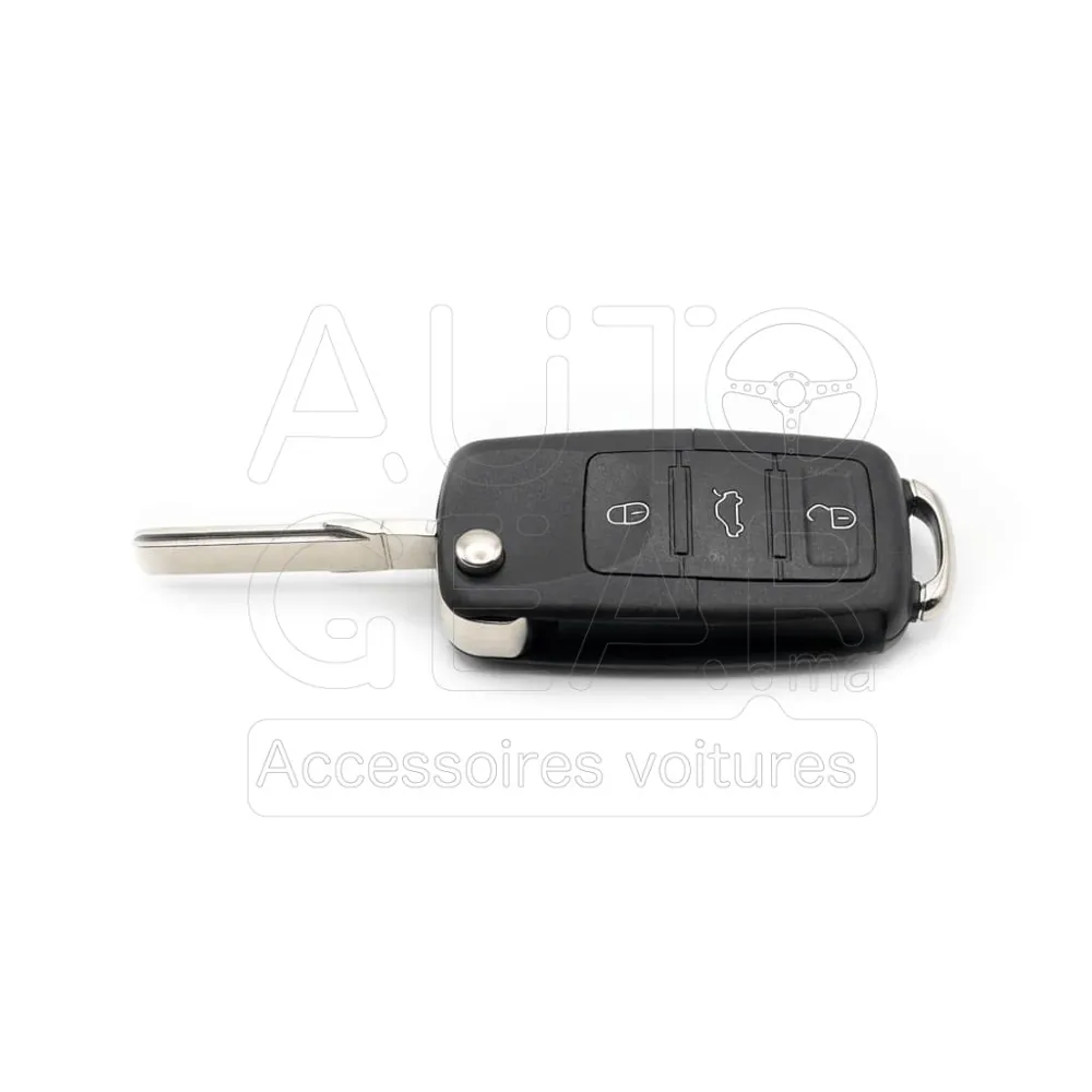 Coque de Clé Volkswagen 3 Boutons avec Lame vue 3