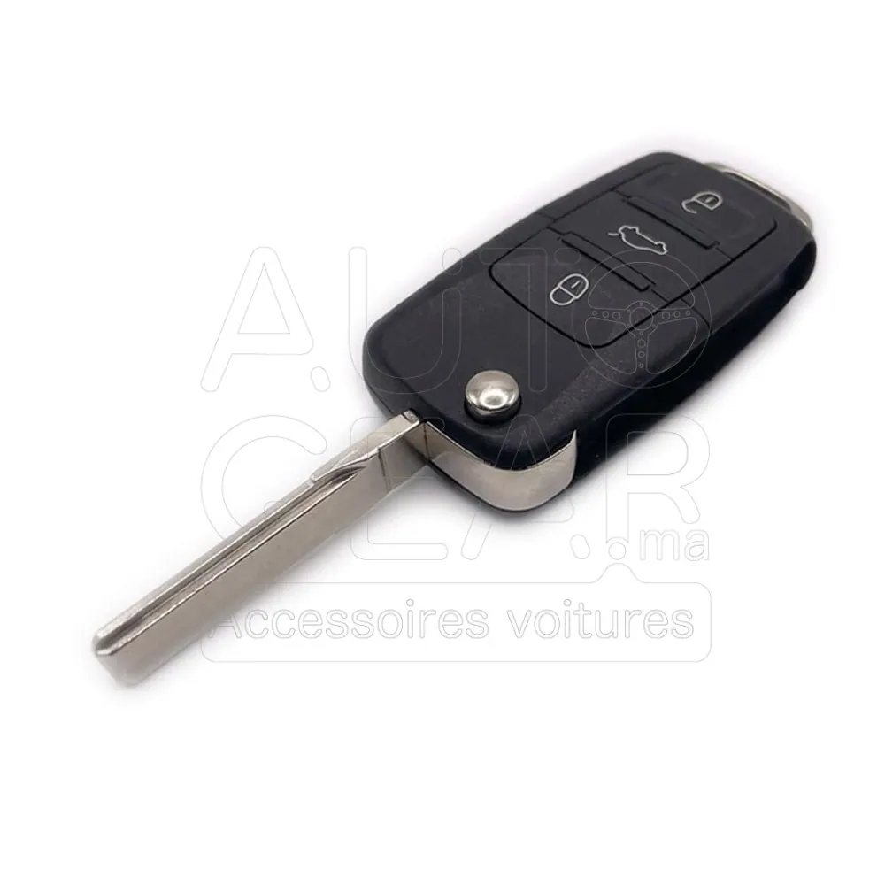 Coque de Clé Volkswagen 3 Boutons avec Lame