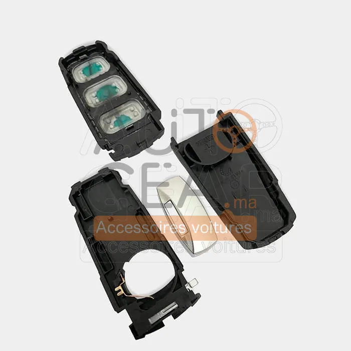 Coque de Clé Volkswagen Passat Passat CC 3 Boutons vue 3
