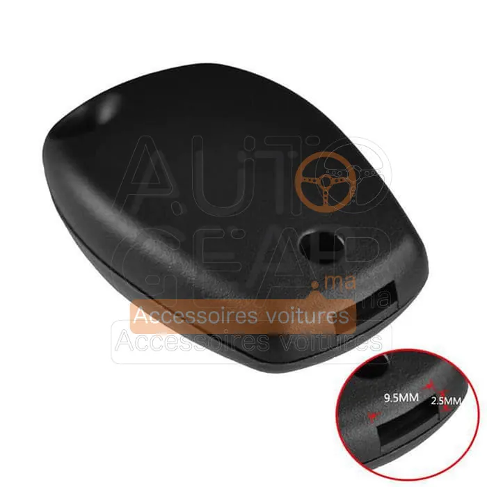 Coque de Clé Renault Dacia Opel 2 Boutons Sans Lame vue 4