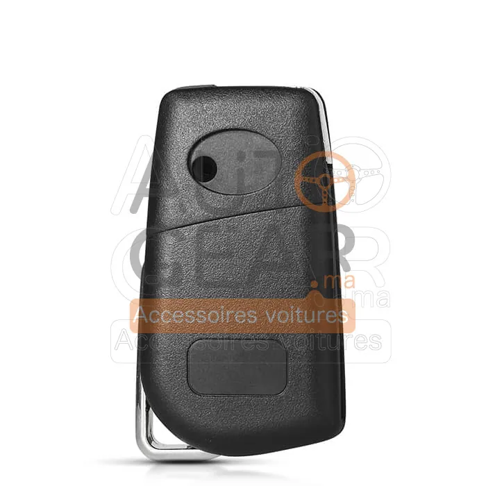 Coque de Clé Pliable 3 Boutons Toyota Corolla, Camry, Highlander vue 4