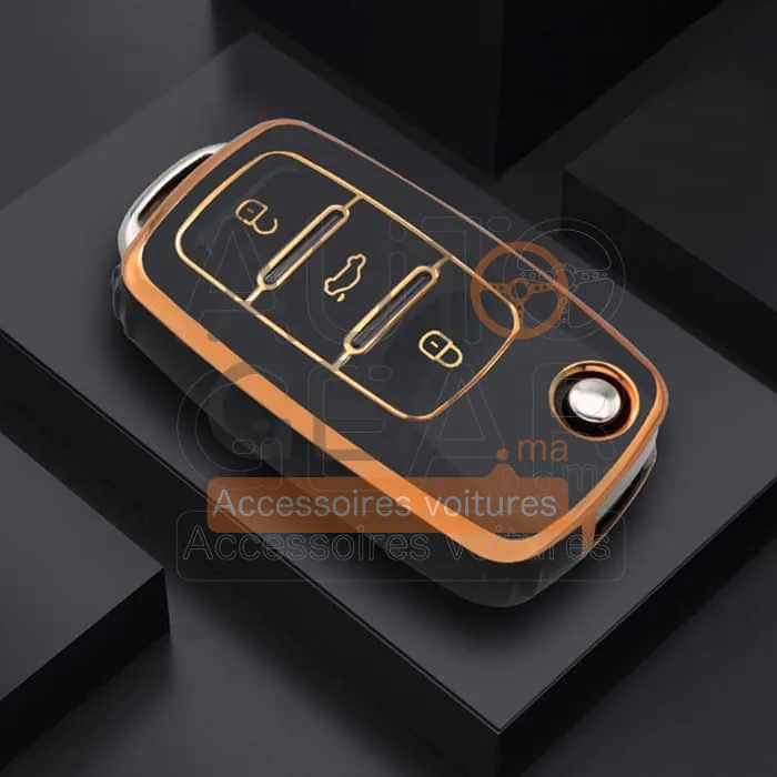 Coque de Protection Clé TPU pour Volkswagen, Skoda, Seat
