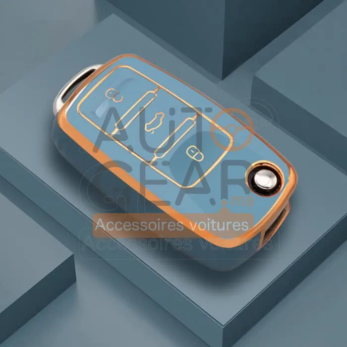 Coque de Protection Clé TPU pour Volkswagen, Skoda, Seat vue 4