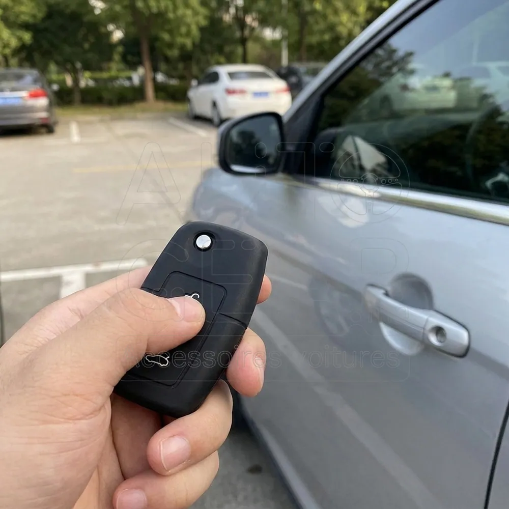 Couvre-Clé Silicone Noir pour Ford Focus 2 Fiesta 3 vue 2