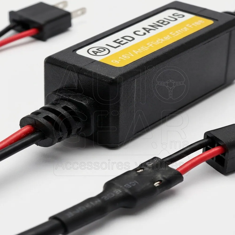 Décodeur LED CANBUS Anti-Flicker 9-16V H7 vue 3