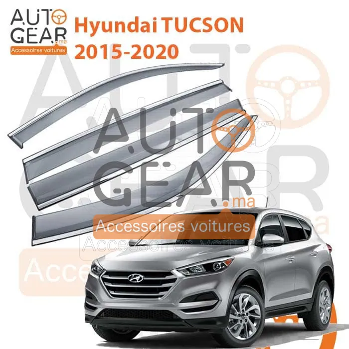 Déflecteur d'Air Noir et Chromé Hyundai Tucson (2015+)