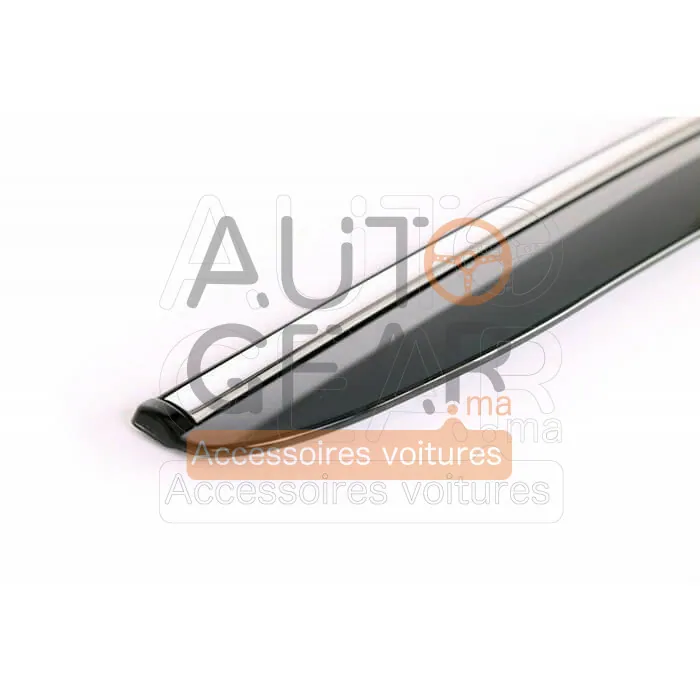 Déflecteur d'Air Noir et Chromé Renault Clio 4 vue 3