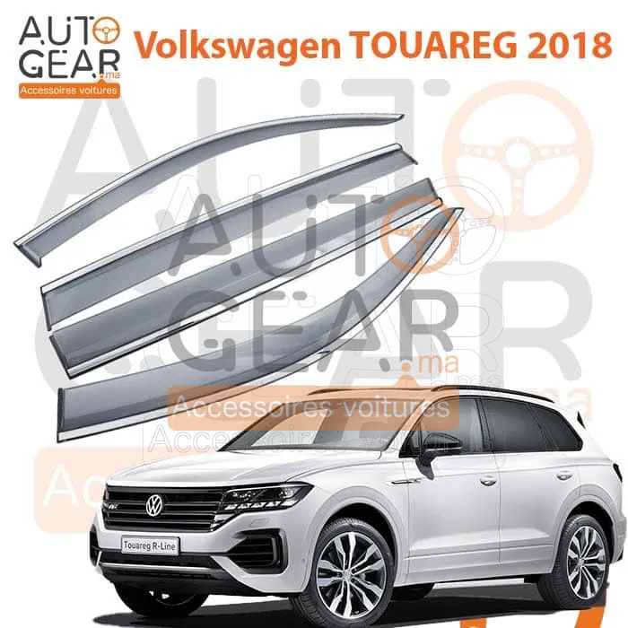 Déflecteur d'Air Noir et Chromé Volkswagen Touareg (2018+)