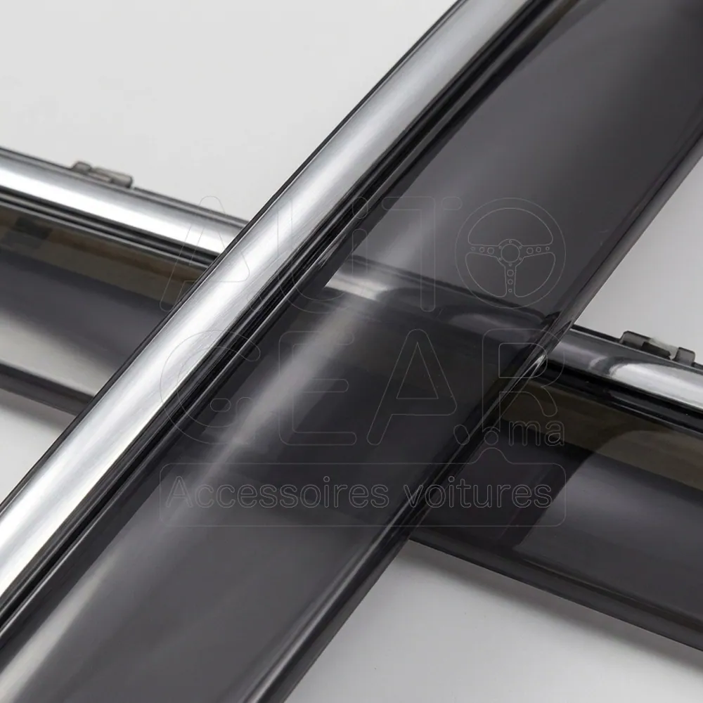Déflecteur de Fenêtre Fumé Chromé pour BMW X3 G01 vue 3