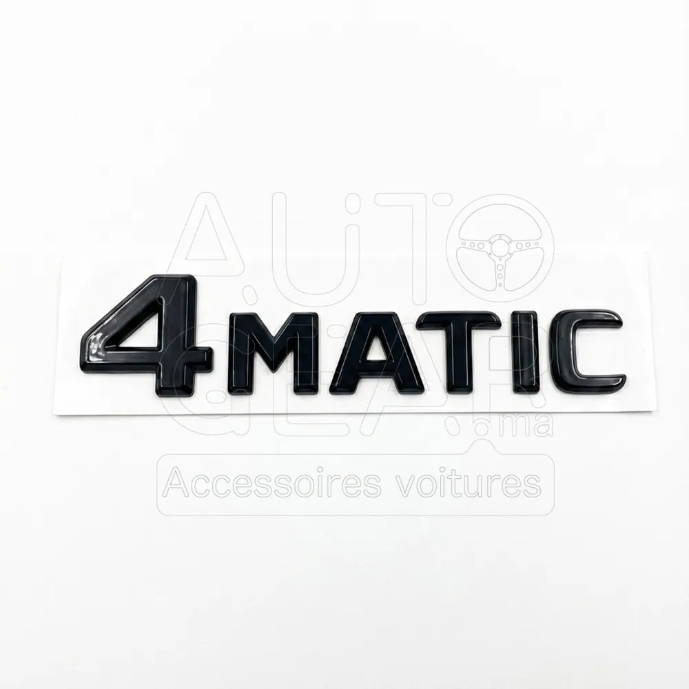 Emblème 4MATIC Noir pour Mercedes-Benz
