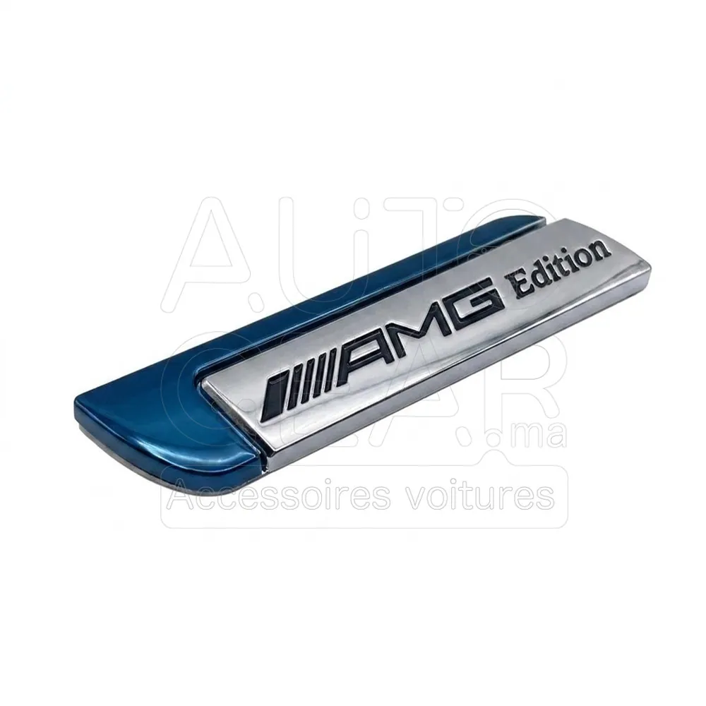 Emblème AMG Edition Chrome pour Mercedes-Benz