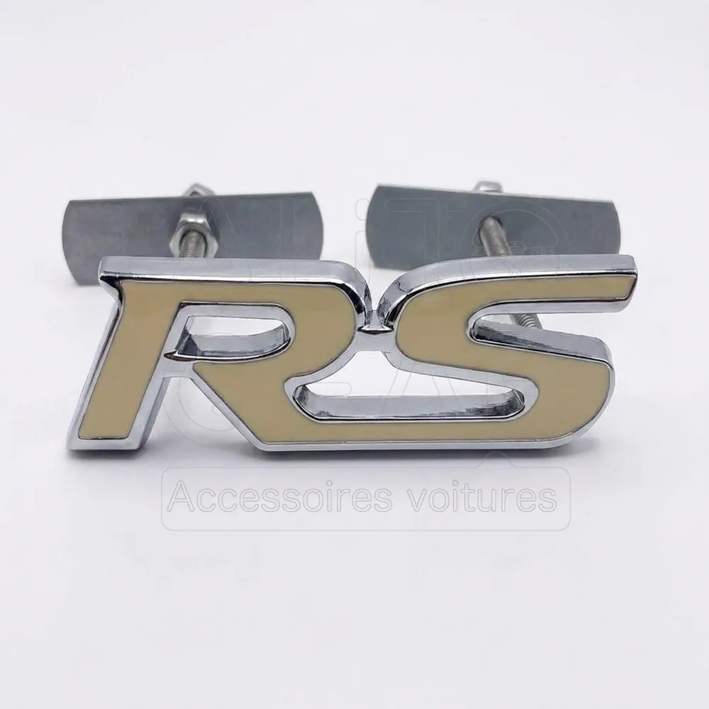 Emblème de Calandre RS Chromé pour Tuning