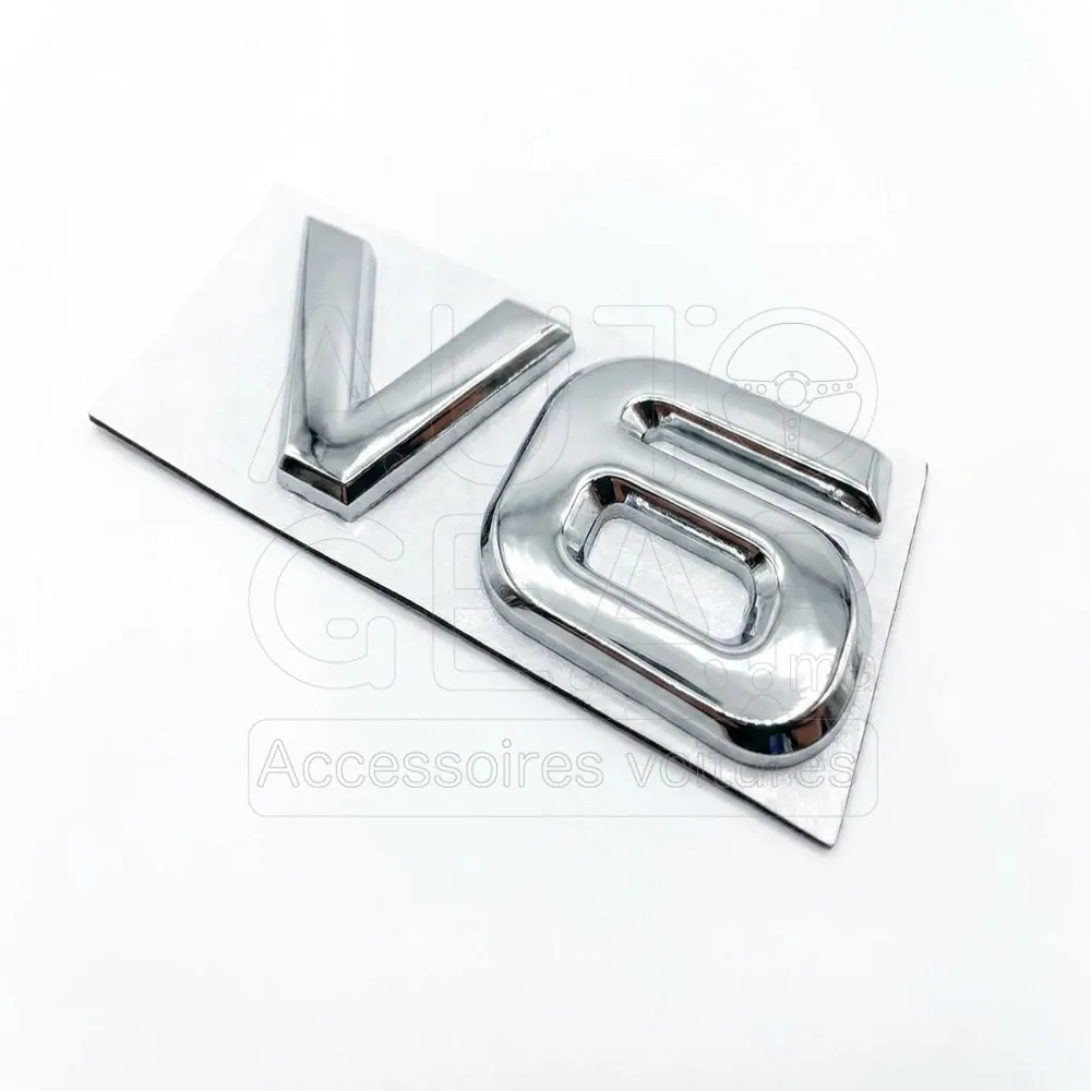 Emblème V6 Chrome