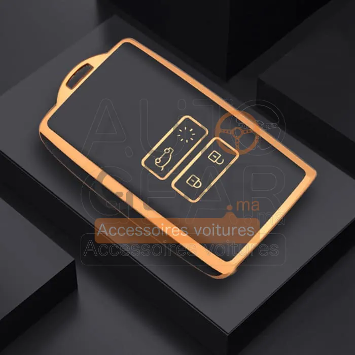 Étui de Clé TPU 4 Boutons pour Renault Duster, Koleos, Kadjar, Megane