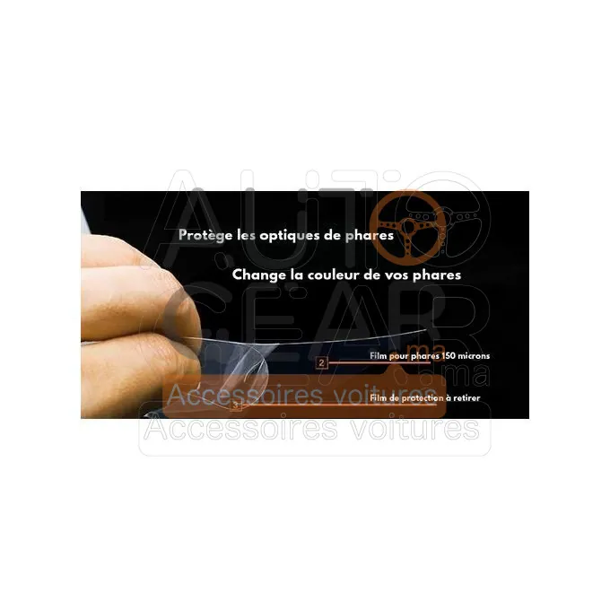 Film de Protection Transparent pour Phares et Feux vue 3
