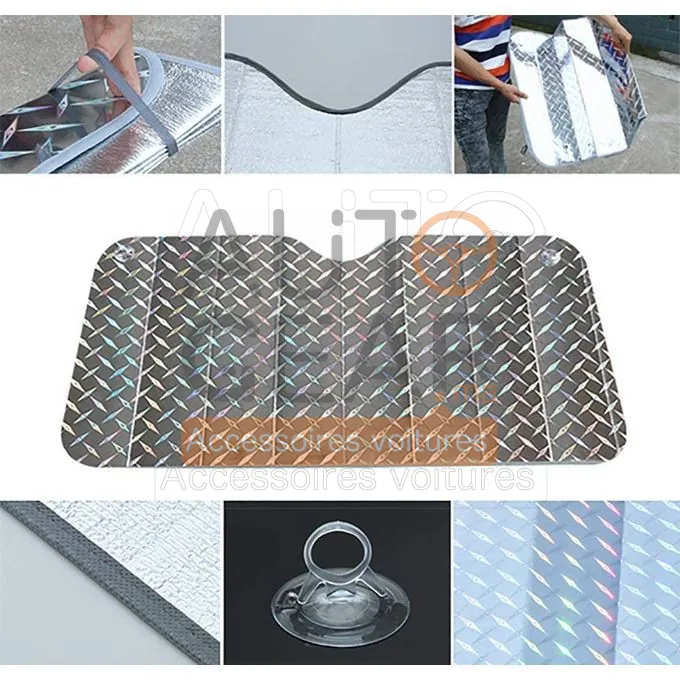 Pare-Soleil Pliant en Aluminium pour Pare-Brise vue 2