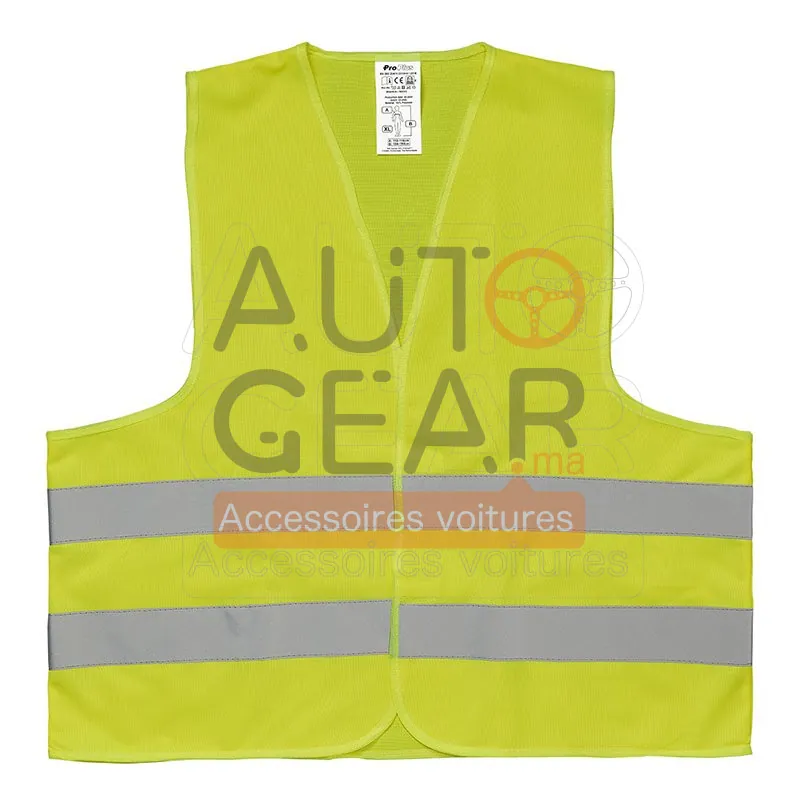 Gilet de Sécurité Jaune Haute Visibilité vue 2